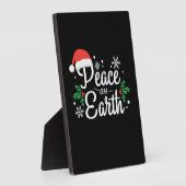 Plaque Photo La Paix De Noël Sur Terre (Côté)
