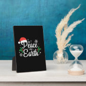 Plaque Photo La Paix De Noël Sur Terre (Côté)