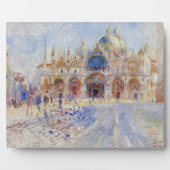 Plaque Photo La Piazza San Marco, Venise, 1881 (huile sur toile (Devant)