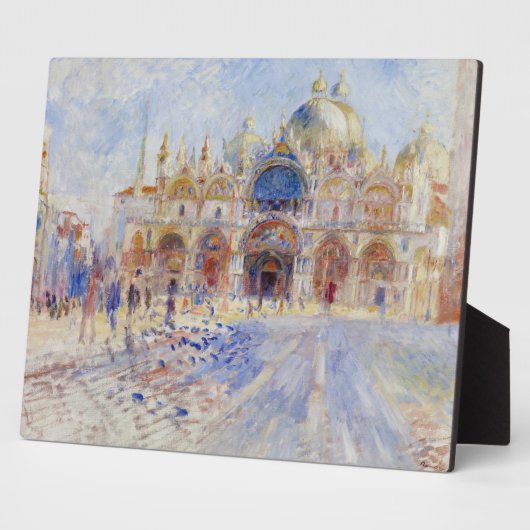 Plaque Photo La Piazza San Marco, Venise, 1881 (huile sur toile (Côté)