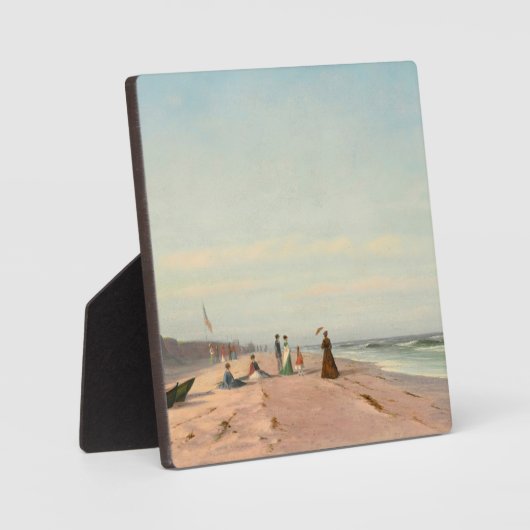 Plaque Photo La Plage À Long Branch, New Jersey (Recto)