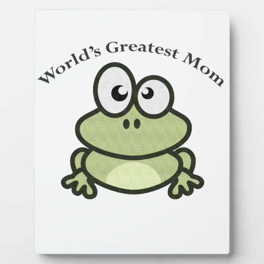 Plaque Photo La plus grande maman du monde (Devant)