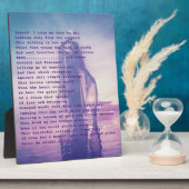 Plaque Photo La poésie pour l'âme (Côté)