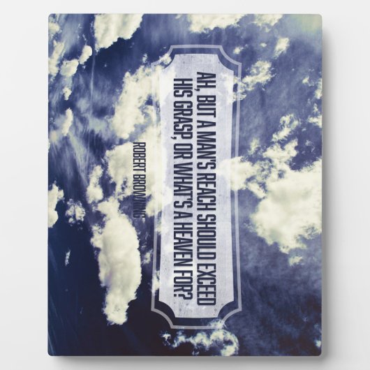 Plaque Photo La portée d'un homme (Devant)