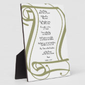 Plaque Photo La prière des seigneurs (Côté)