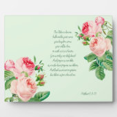 Plaque Photo La prière du Seigneur (Devant)