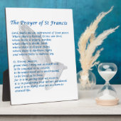 Plaque Photo La prière St François (Côté)
