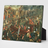 Plaque Photo La prise de Constantinople (huile sur toile) (Côté)