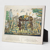 Plaque Photo La procession du chasseur, vers 1850 (lumière colo (Côté)
