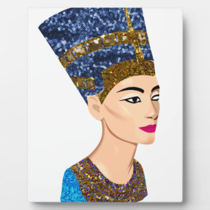 Plaque Photo la reine égyptienne nefertiti