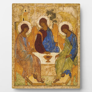 Plaque Photo La Sainte Trinité Par Andrei Rublev