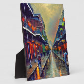 Plaque Photo La table d'Art numérique du quartier français (Côté)