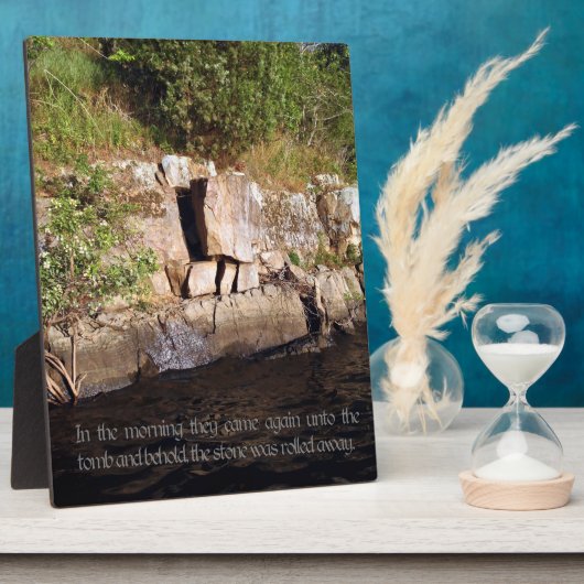 Plaque Photo La Tombe de Jésus toile Imprimer (Côté)