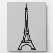 Plaque Photo La Tour Eiffel (Devant)