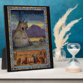 Plaque Photo "La tribu Piikuni" (Côté)