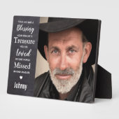 Plaque Photo La vie a été une bénédiction familiale Photo Keeps (Côté)