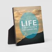 Plaque Photo La vie commence (Recto)