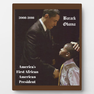 PLAQUE PHOTO LA VIE DES NOIRS COMPTE BARACK OBAMA