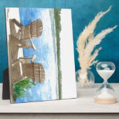 Plaque Photo La vie est meilleure au lac (Côté)