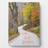 Plaque Photo La Vie Est Un Voyage (Devant)