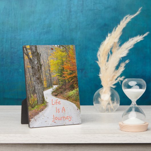 Plaque Photo La Vie Est Un Voyage (Côté)