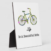 Plaque Photo La Vie Est Une Belle Promenade (Côté)