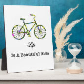 Plaque Photo La Vie Est Une Belle Promenade (Côté)