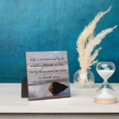 Plaque Photo La vie n'est pas mesurée (Insitu)