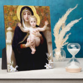 PLAQUE PHOTO LA VIERGE DES MENSONGES PAR WILLIAM BOUGUEREAU (Côté)