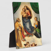 Plaque Photo La Vierge Vierge Peinture De Raphael (Côté)