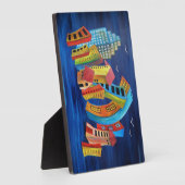 Plaque Photo La ville flottante (Côté)