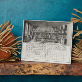 Plaque Photo Laboratoire scientifique et tableau des signes chi (Côté)