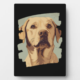 Plaque Photo Labrador