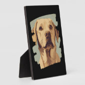 Plaque Photo Labrador (Côté)