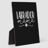 Plaque Photo Labrador Dog Mama (Côté)