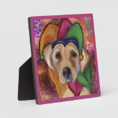 PLAQUE PHOTO LABRADOR RETRIEVER            (Recto)