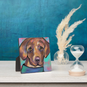 PLAQUE PHOTO LABRADOR RETRIEVER           