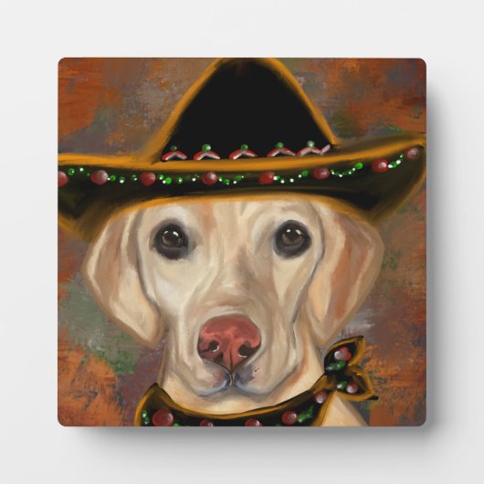 Plaque Photo Labrador Retriever (Devant)