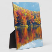 Plaque Photo Lac d'automne (Côté)