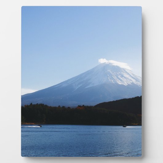 Plaque Photo Lac Kawaguchi du Mt Fuji (Devant)