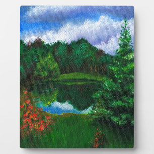 Plaque Photo Lac Mirror