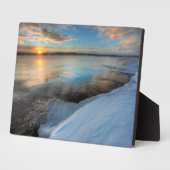 Plaque Photo Lac Teslin Après Une Tempête De Défrichement, Yuko (Côté)