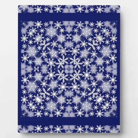 Plaque Photo Lace de Snowflakes (Devant)