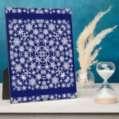 Plaque Photo Lace de Snowflakes (Côté)