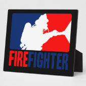 Plaque Photo L'action des pompiers (Côté)