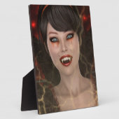 Plaque Photo Lady Vamp (Côté)