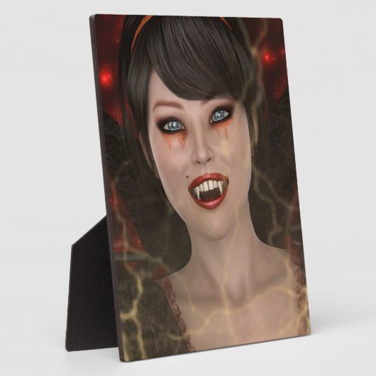 Plaque Photo Lady Vamp (Côté)