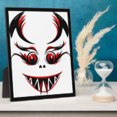 PLAQUE PHOTO LADY VAMPIRE (Côté)