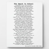 Plaque Photo L'affiche SMACK IN SCHOOL POEM (Devant)