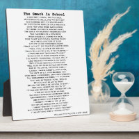 L'affiche SMACK IN SCHOOL POEM